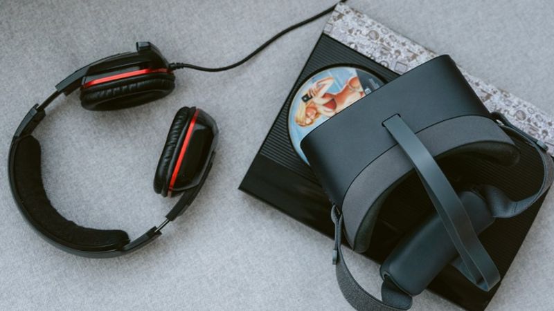 VR Headset on table